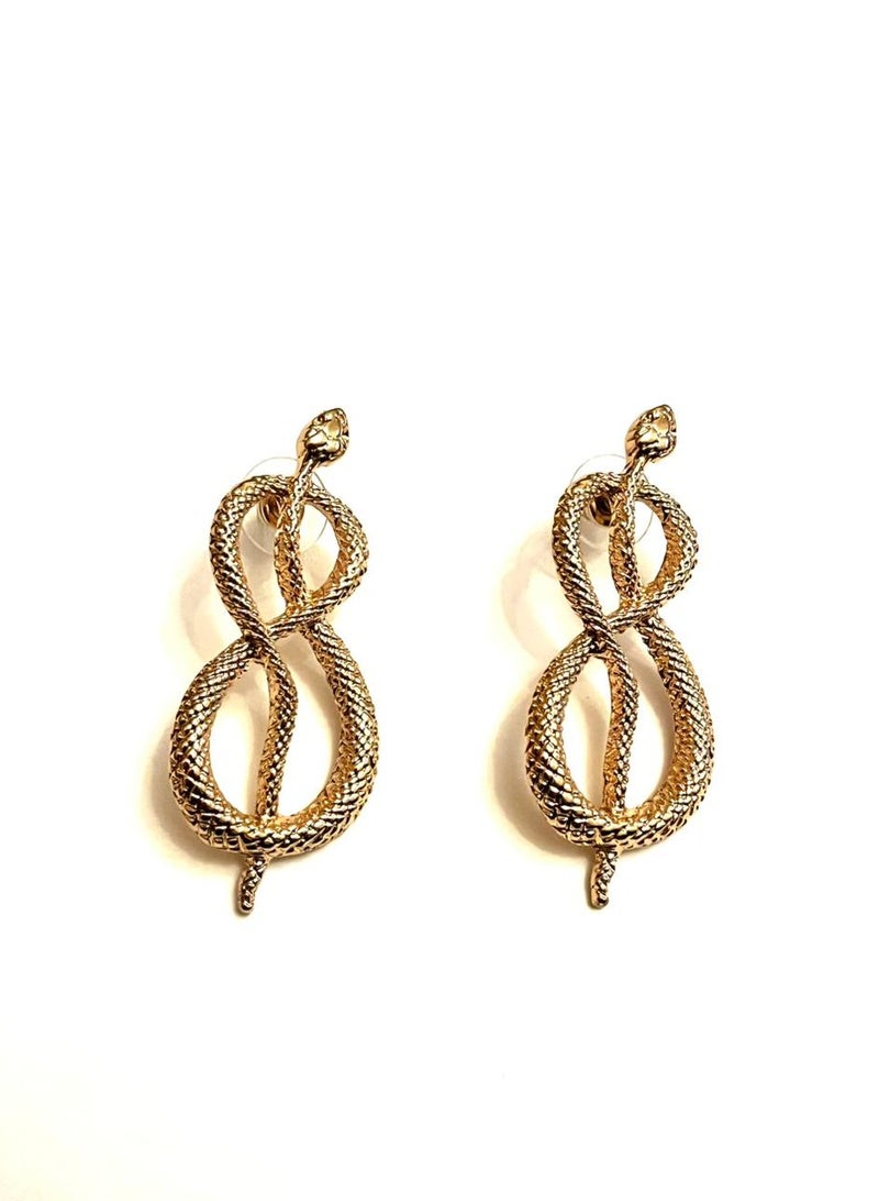 Trio Earrings Infinity snake earrings - Image 3