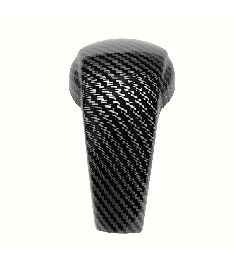 ABS Silvery Sport Shift Knob Cover Trim for Mazda CX5 MX5 2 3 6 Models Carbon Fiber Pattern Car Interior Upgrade Accessory - Image 2