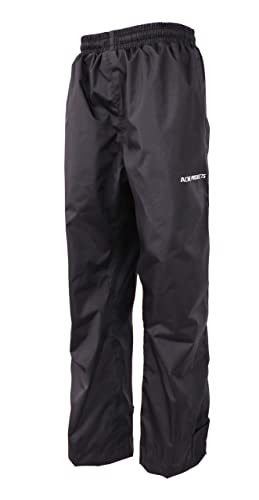 Acme Projects Men's Waterproof Rain Pants, Lightweight Breathable Over Pants, 10,000mm Seam-Sealed Rain Gear for Hiking, Golf, Fishing, Cycling, Black - Image 1