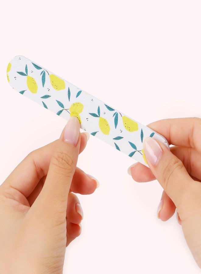 ZMOI Nail Files - Professional Medium Emery Boards 6 Dual-Sided Medium, Fine Grit for Natural/Acrylics - Nail Shapers to Smooth/Refine Nails (Pack of 1) - Image 4