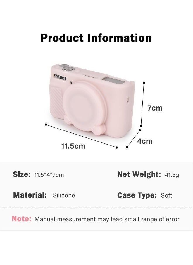 ماركة غير محددة غطاء كاميرا SX730 SX740، غطاء سيليكون ناعم لكاميرا كانون باور شوت SX740/SX730 HS - مقاوم للخدوش، تصميم رفيع وخفيف الوزن  - Image 3