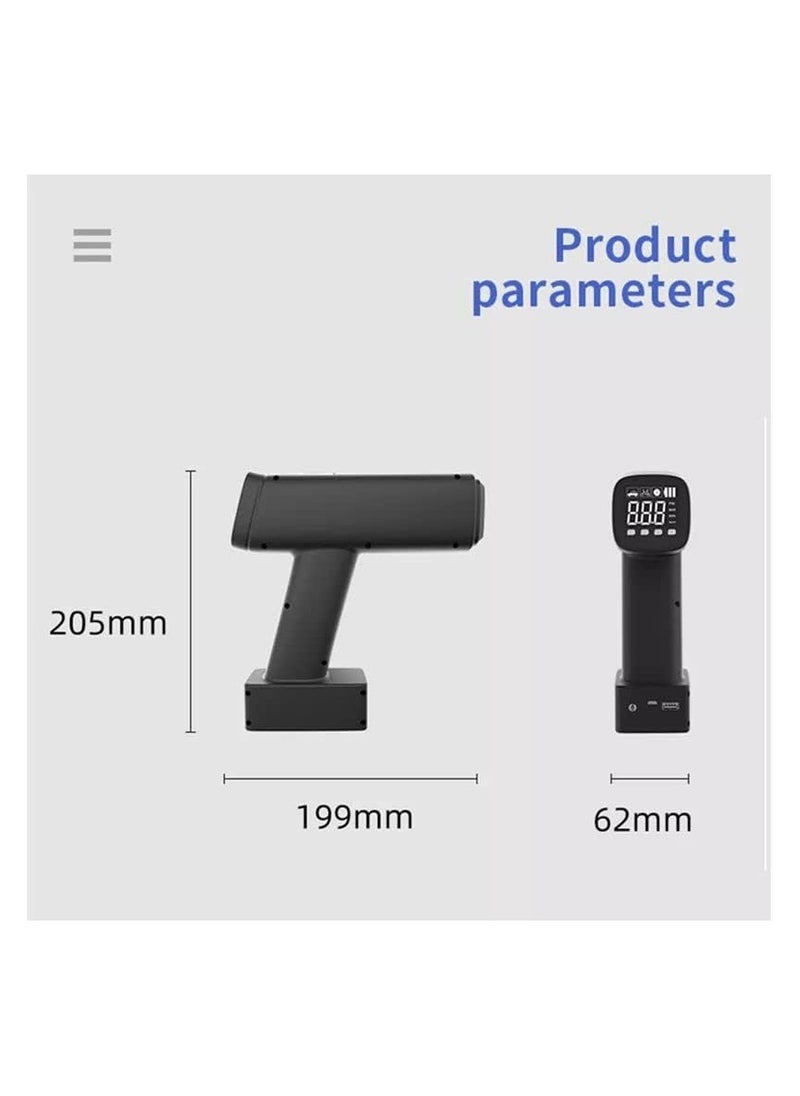 Generic Portable Electric Car Air Compressor and Rechargeable Tire Inflator Pump with HD Digital Display, Built-in 3000mAh Lithium Battery, Auto Stop Function, Ideal for Cars, Motorcycles, Bicycles, and Inflatable Balls, Quick Inflation and Easy to Use, Compact and Lightweight Design for Convenient Travel and Storage.  - Image 5