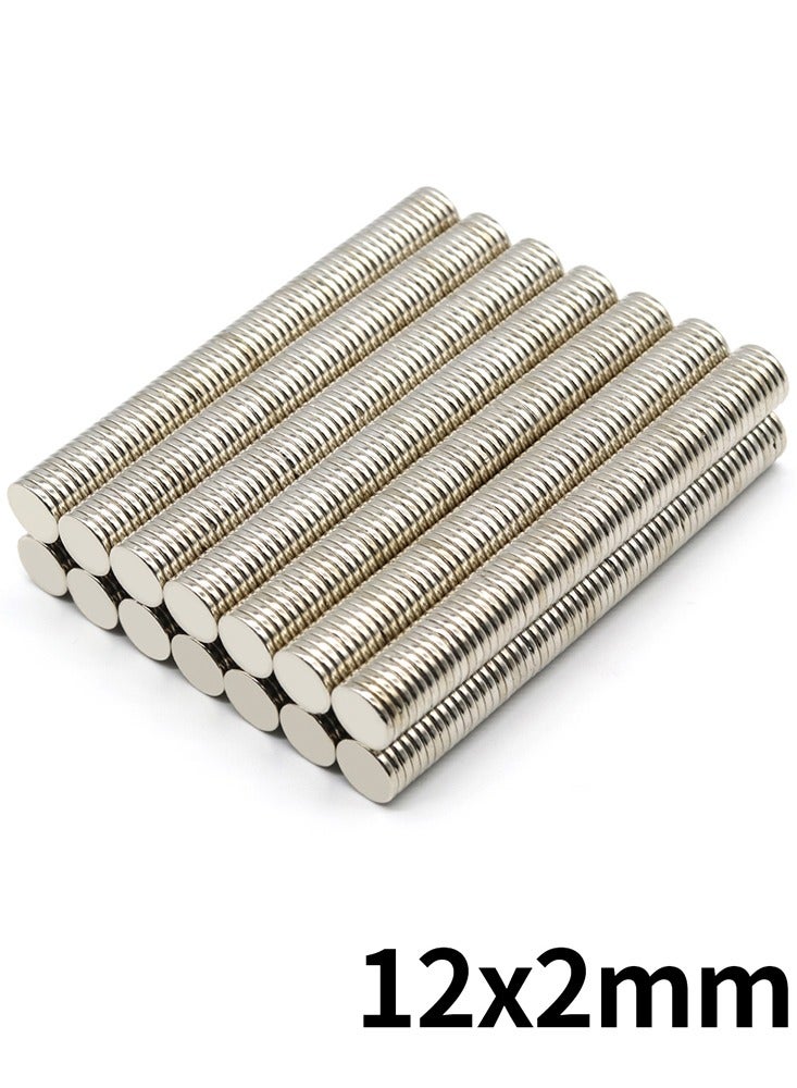 50Pcs 0.47x0.08inch Super Powerful Small Neodymium Magnet Round NdFeB Strong Permanent Magnetic imanes Refrigerator Magnets Office magnets 12x2mm - Image 1