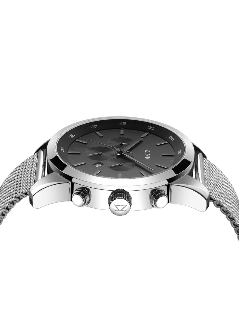 Zink ZINK ZK134G2MS-26 ELEGANCE ON TIME - STYLISH BLACK DIAL MEN'S STAINLESS STEEL WATCH  - Image 2
