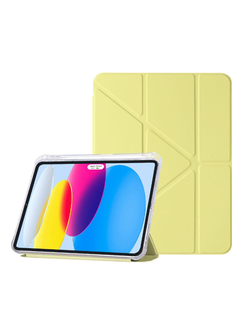 Rock Pow Case for iPad (A16) 11th 11 inch 2025 Gen iPad 11 Case/Case For iPad 10th Gen Case 2022 iPad 10 Case Slim Stand Soft Clear Transparent Shell Back with Pencil Holder Smart Cover for 11" iPad 11th 2025/10.9"iPad 10th Gen 2022 - Image 1