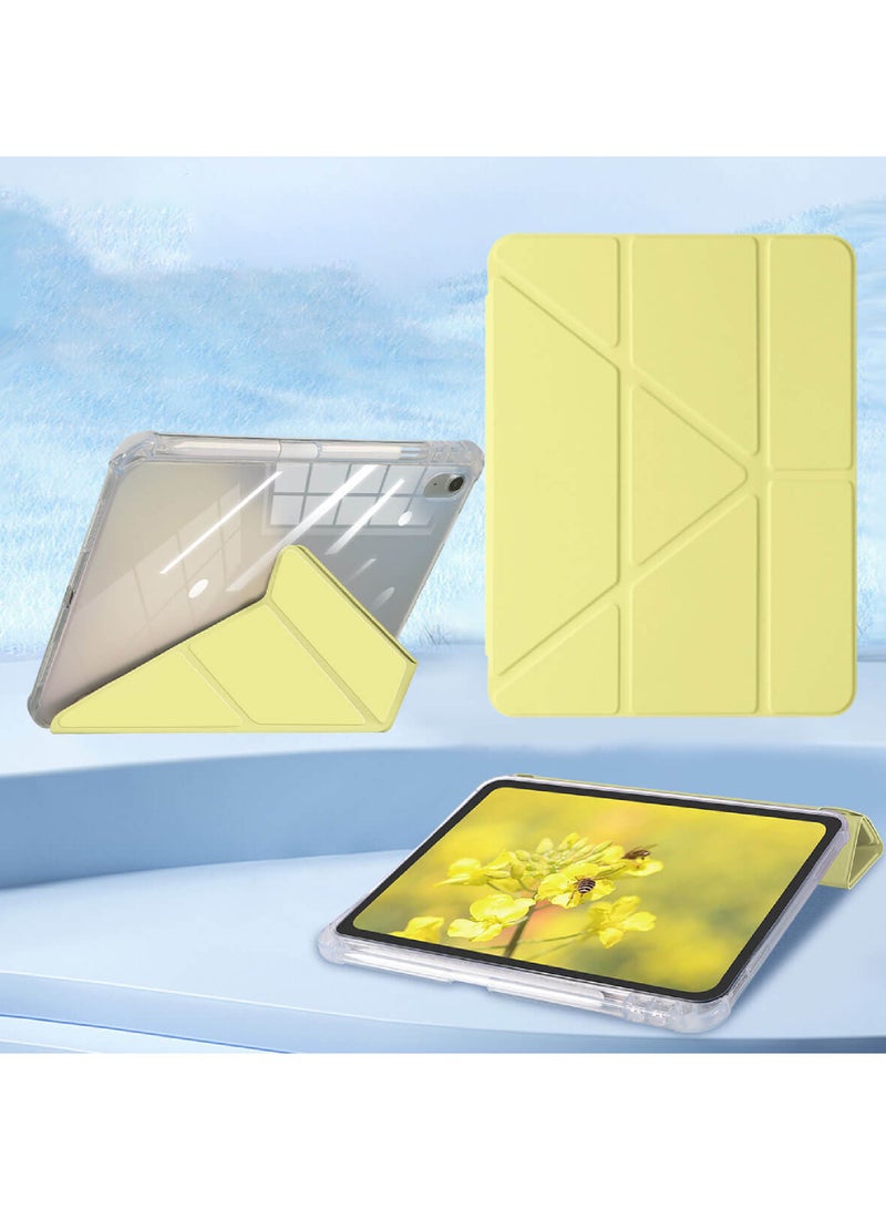 Rock Pow Case for iPad (A16) 11th 11 inch 2025 Gen iPad 11 Case/Case For iPad 10th Gen Case 2022 iPad 10 Case Slim Stand Soft Clear Transparent Shell Back with Pencil Holder Smart Cover for 11" iPad 11th 2025/10.9"iPad 10th Gen 2022 - Image 3