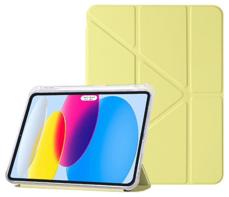 Rock Pow Case for iPad (A16) 11th 11 inch 2025 Gen iPad 11 Case/Case For iPad 10th Gen Case 2022 iPad 10 Case Slim Stand Soft Clear Transparent Shell Back with Pencil Holder Smart Cover for 11" iPad 11th 2025/10.9"iPad 10th Gen 2022 - Image 1