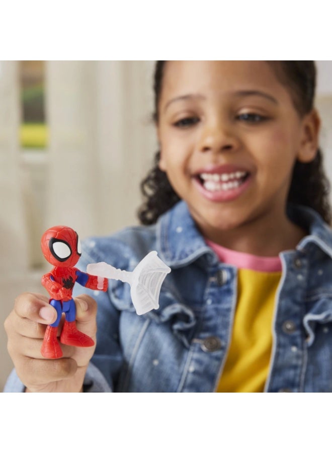 Hasbro Marvel Spidey and His Amazing Friends Web Slinging Adventure Set with Figure & Accessories - Image 5