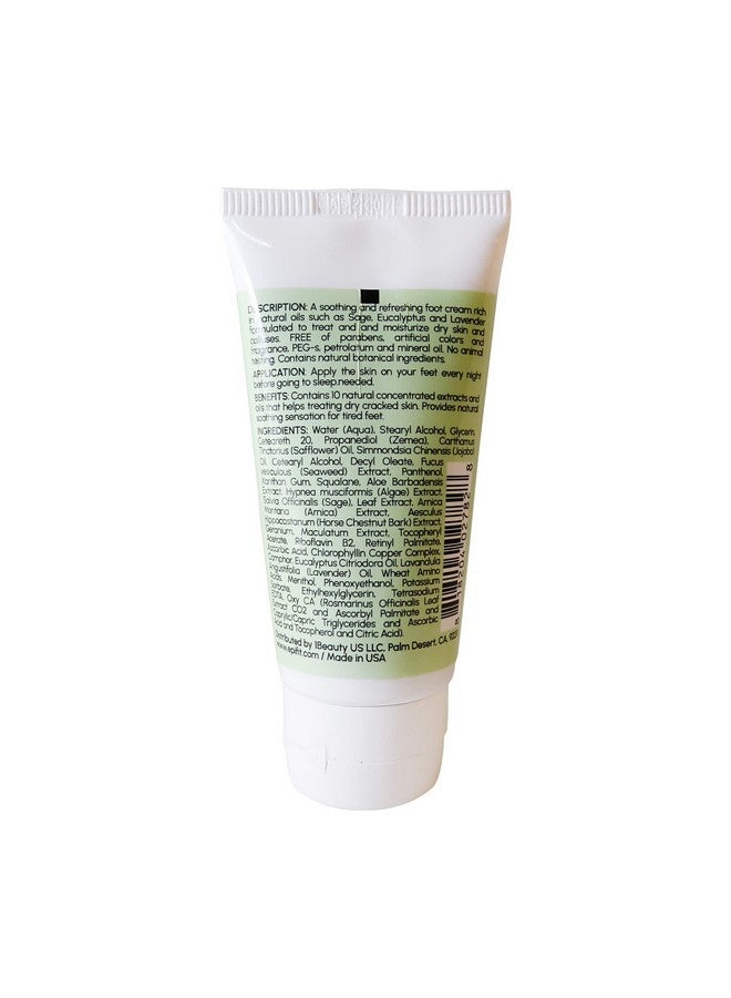 Epifit Aromatherapy All Natural Moisturizer Foot Cream With Rosemary Lavender Eucalyptus Sage And Seaweed 2 Ounces - Image 2