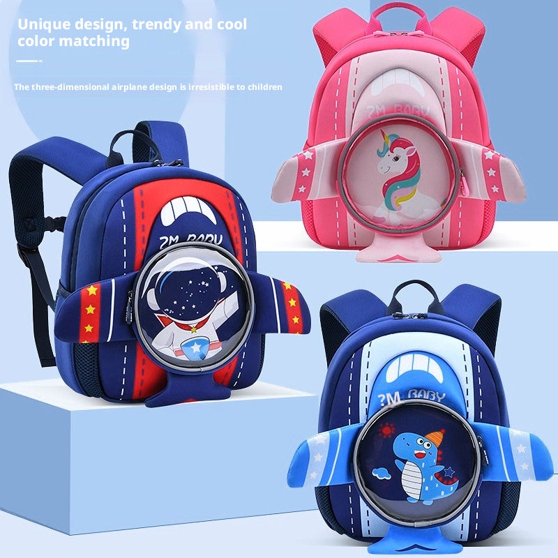 Kids Backpack Cartoon Cute Neoprene Lightweight School Bag - Image 2