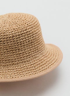MANGO Natural Fibre Bucket Hat  - Image 3