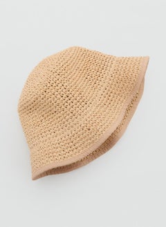 MANGO Natural Fibre Bucket Hat  - Image 2