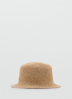 MANGO Natural Fibre Bucket Hat  - Image 1