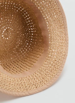 MANGO Natural Fibre Bucket Hat  - Image 4