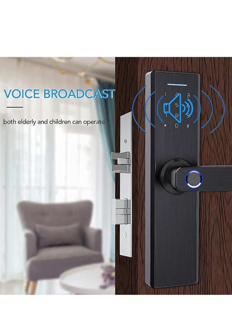 Arabest - Smart Door Lock Digital Electronic Wi-Fi APP Password Door Lock Intelligent Biometric Fingerprint Door Locks Digital Keyless Home - Image 1