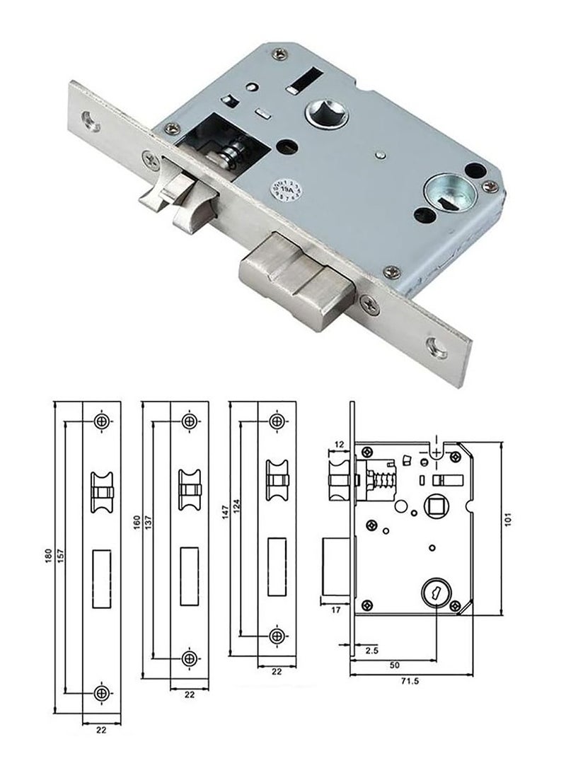Arabest - Smart Door Lock Digital Electronic Wi-Fi APP Password Door Lock Intelligent Biometric Fingerprint Door Locks Digital Keyless Home - Image 1
