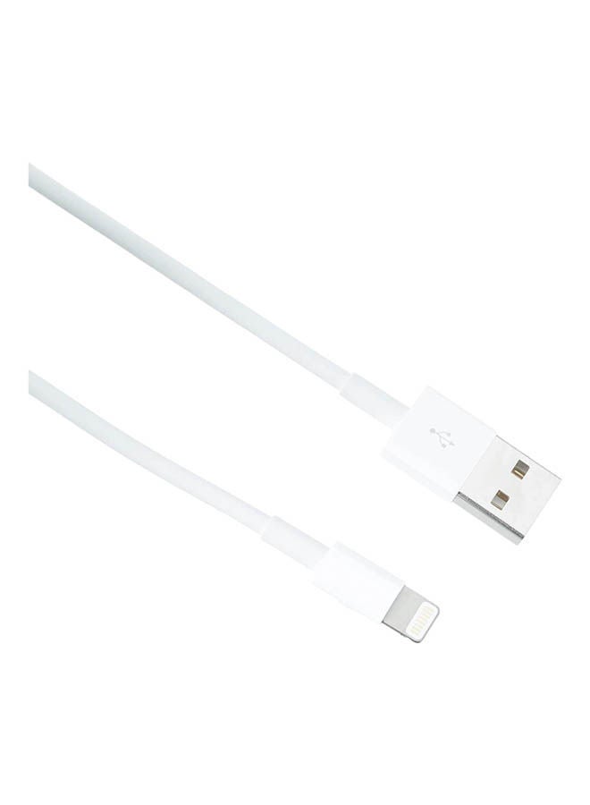 كابل Lightning إلى USB أبيض