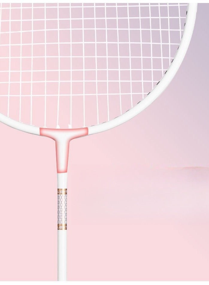 Deerway Carbon Badminton Racket Ultra Light And Durable Adult Suit, Competition Training, Dribbling, Double Racket - Image 3