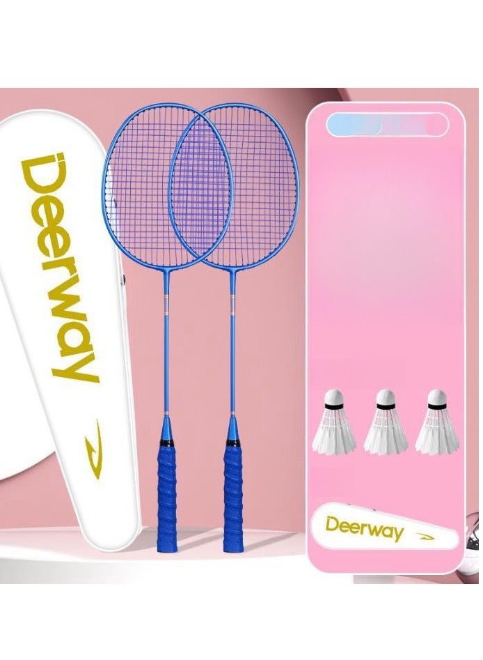 Deerway Carbon Badminton Racket Ultra Light And Durable Adult Suit, Competition Training, Dribbling, Double Racket - Image 1
