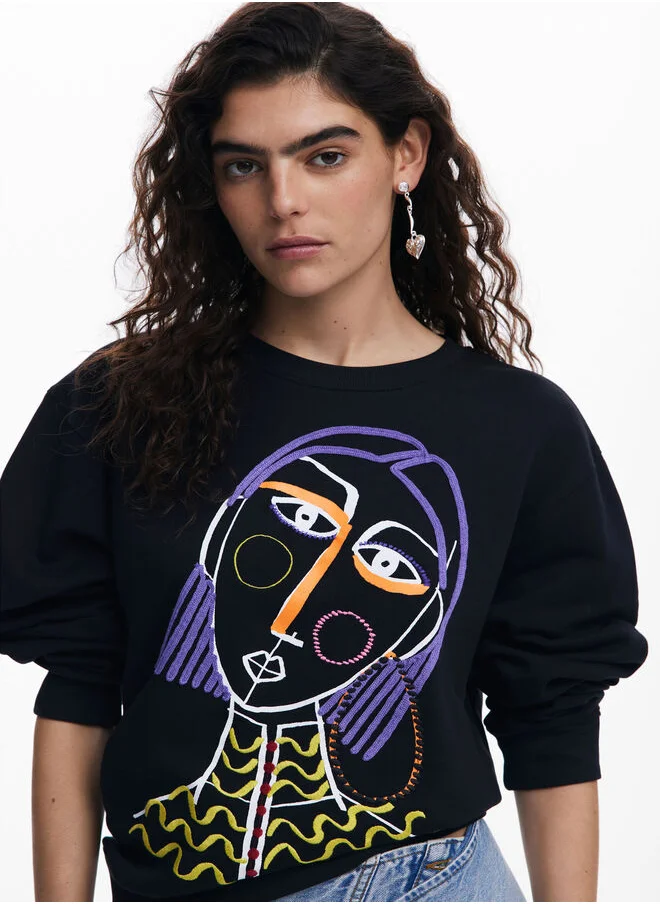 DESIGUAL Printed Sweatshirt