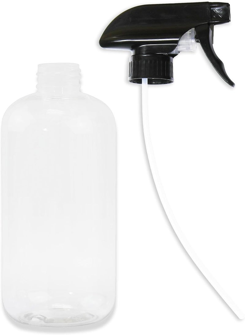 EPAuto Heavy Duty Chemical Resistant Spray Bottles with Sprayer (16 oz), Clear, 3-Pack - Image 2