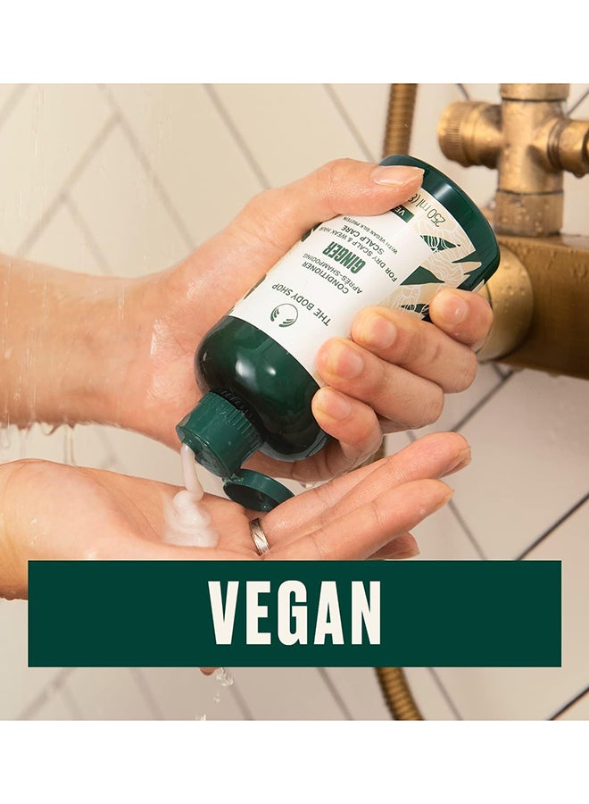 THE BODY SHOP Ginger Scalp Care Conditioner for Dry, Sensitive Scalp & Weak Hair | Strengthening Hair Conditioner with Vegan Silk Protein | 97% Natural Origin, Vegan, 400ml - Image 3