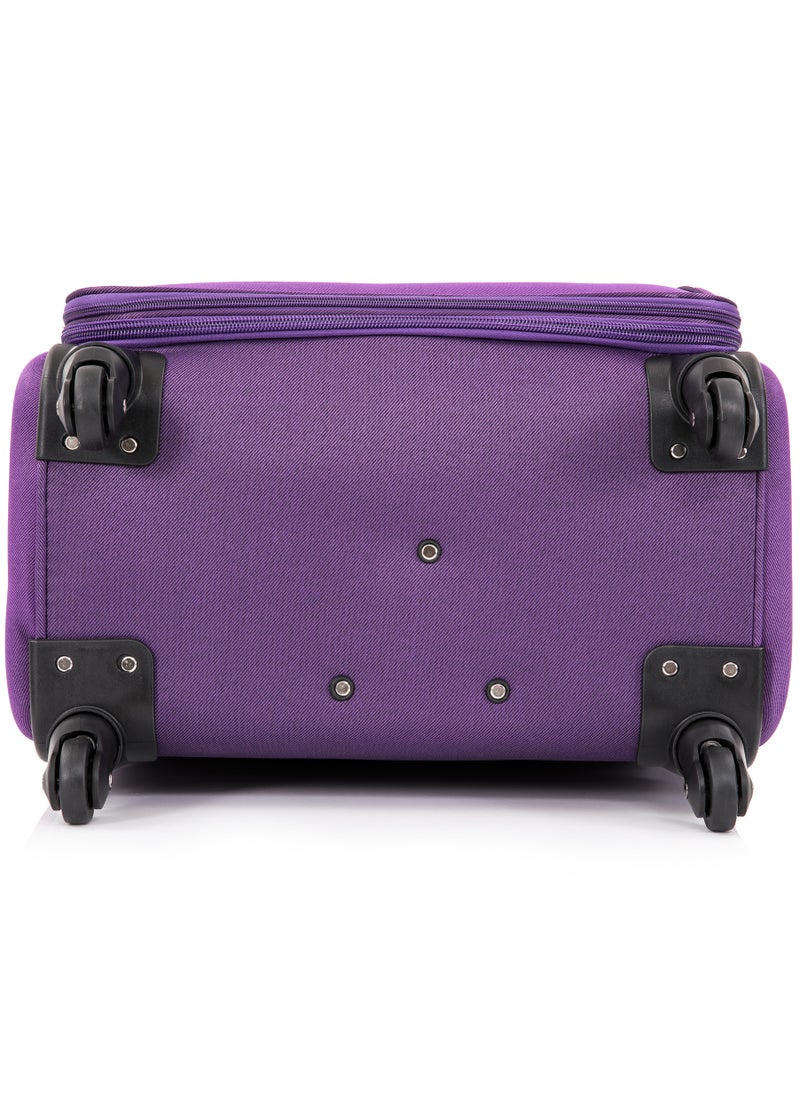 STARLIFE - 4 Piece Softside 4 Wheels Trolley Luggage Set With Number Lock 20,24,28,32 Inches - Image 1