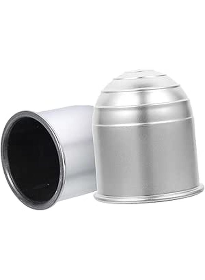 2 Inch Trailer Hitch Ball Cover Set 2 Pack Towball Protector Caps Dustproof Weather Resistant - Image 1