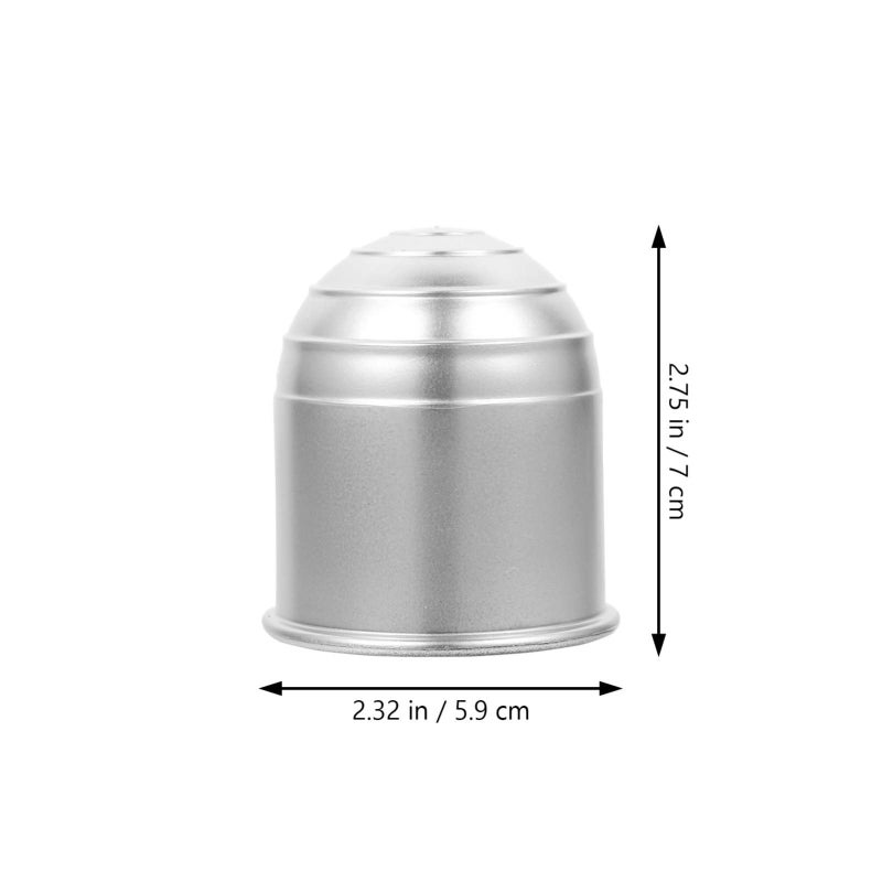 2 Inch Trailer Hitch Ball Cover Set 2 Pack Towball Protector Caps Dustproof Weather Resistant - Image 3