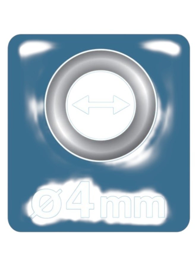 Rapid Eyelets for Textile Applications – 4 mm, 100 Pieces, Aluminum, Silver/Blue/Green - Image 4