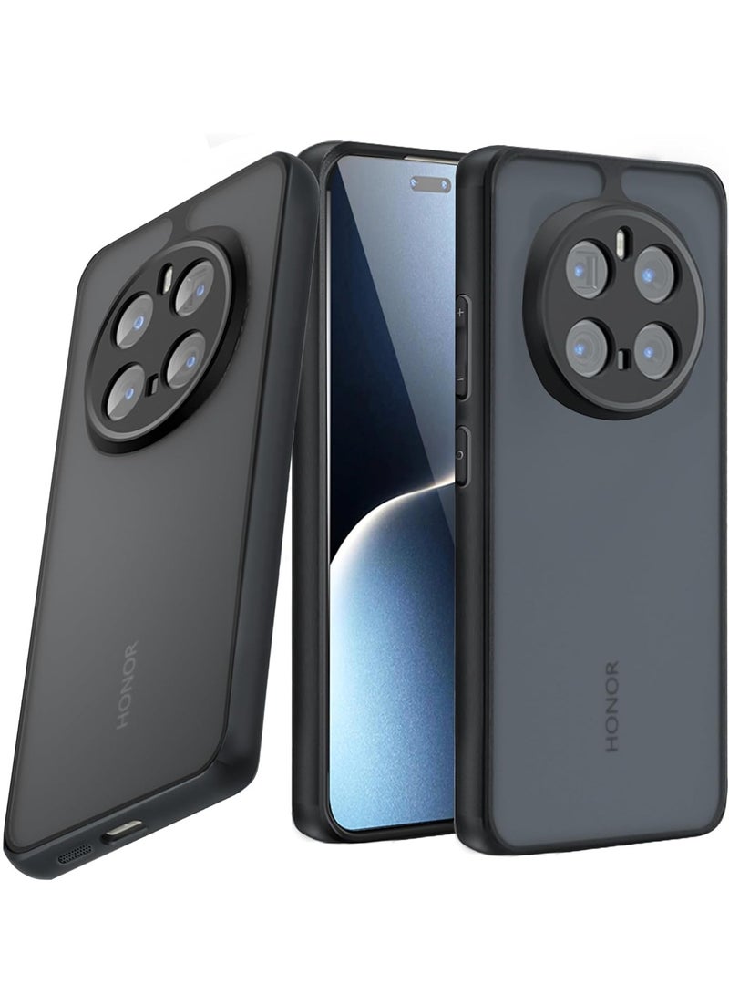 جراب لهاتف Honor Magic 7 Pro، ممتص صدمات من TPU + لوحة صلبة من PC بملمس غير لامع، غطاء حماية للهاتف المحمول، مقاوم لبصمات الأصابع، نحيف ومناسب بإحكام. - Image 1