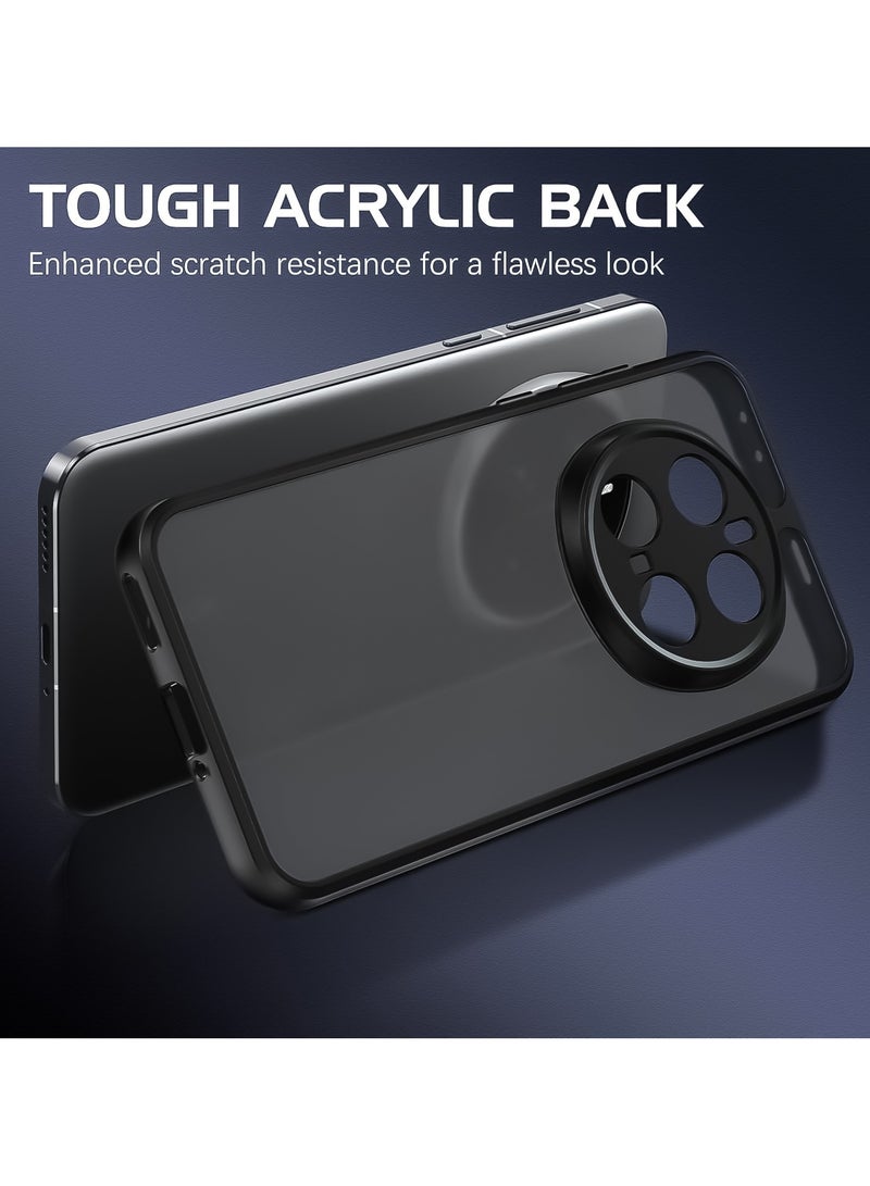 جراب لهاتف Honor Magic 7 Pro، ممتص صدمات من TPU + لوحة صلبة من PC بملمس غير لامع، غطاء حماية للهاتف المحمول، مقاوم لبصمات الأصابع، نحيف ومناسب بإحكام. - Image 2