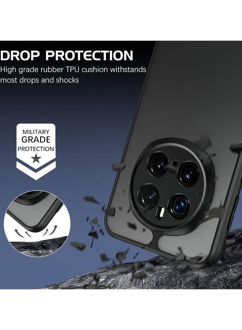 جراب لهاتف Honor Magic 7 Pro، ممتص صدمات من TPU + لوحة صلبة من PC بملمس غير لامع، غطاء حماية للهاتف المحمول، مقاوم لبصمات الأصابع، نحيف ومناسب بإحكام. - Image 5