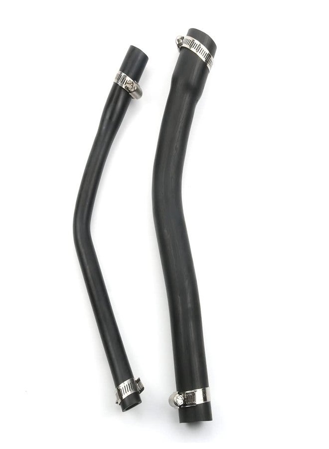 Jetuplusllc طقم خرطوم تعبئة وتهوية الوقود جديد مع مشابك فولاذية مقاومة للصدأ، مناسب لسيارة جيب شيروكي XJ موديلات 1997 إلى 2001، رقم القطعة 52100132AB و52100131AD - Image 1