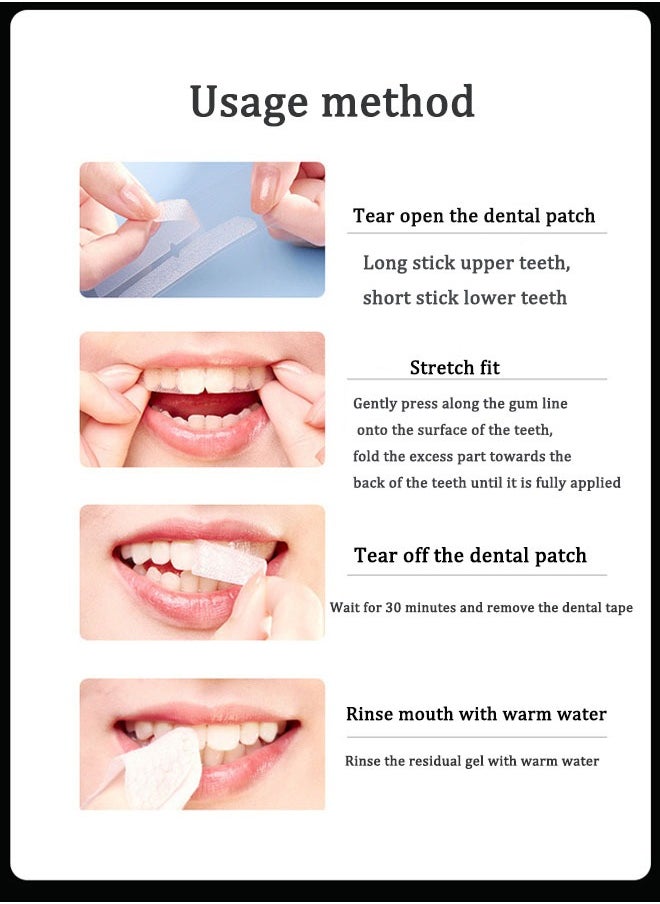 EELHOE - Whitening Tooth Paste Yellow Removing Quick Whitening Tool Tooth Brightening and Cleaning Tea Stains Tooth Patch - Image 1