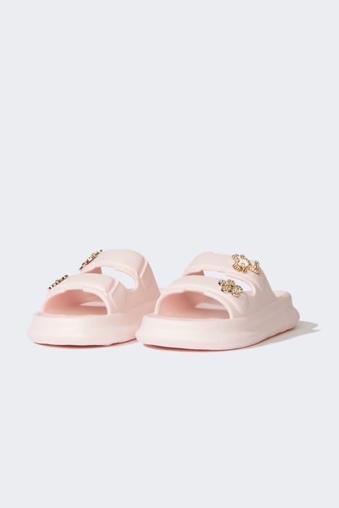 Pink Woman Flat Sole Eva Slippers Casual