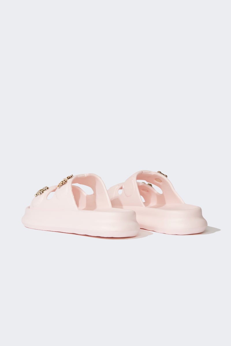 DeFacto Pink Woman Woman Flat Sole Eva Slippers Casual - Image 3