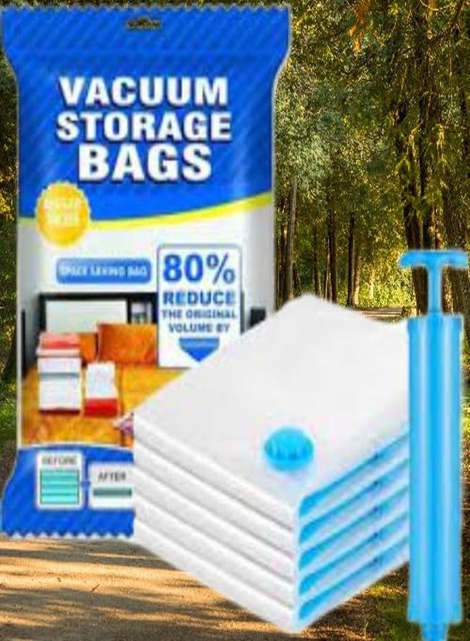 Trendmad Vacuum Storage Bags Hand-Pump for Travel Vacuum Sealer Bags for Comforters, Blankets, Bedding, Clothing (Pack of 1). - Image 1