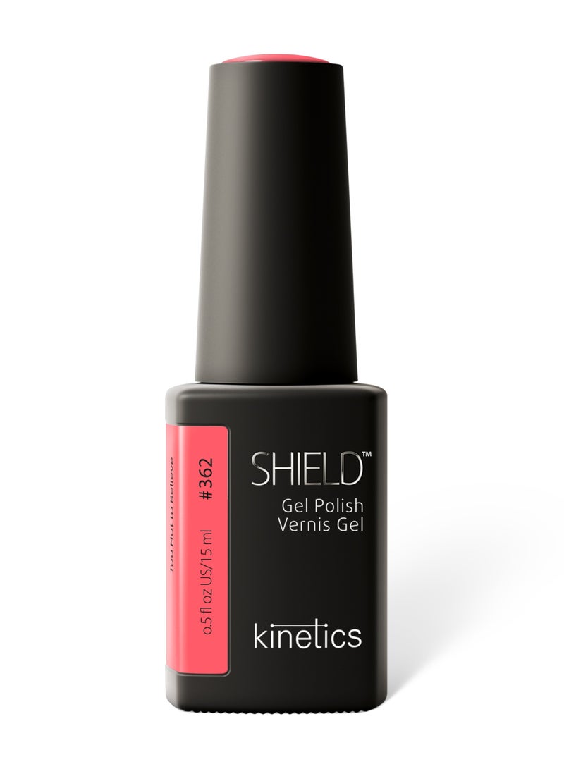 KINETICS SHIELD GEL POLISH 15 ML | #362 TOO HOT TO BELIEVE - Image 1
