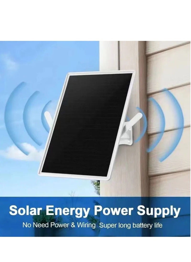 Generic - WiFi Extender Signal Booster Solar Battery Outdoor, up to 300-feet, Internet WiFi Extender with LAN Port, Wireless Signal Booster WiFi Repeater 300Mbps 2.4G WiFi, Applicable to 2.4G Router - Image 1