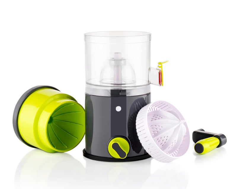RITU Rapid Portable Compact Juicer Machine for Home | Manual Hand Juicer for Fruits & Vegetables | Handle & Vacuum Locking System | Easy to Use, Shake & Fruit Juicer for All Fruits | Durable Design - Image 3