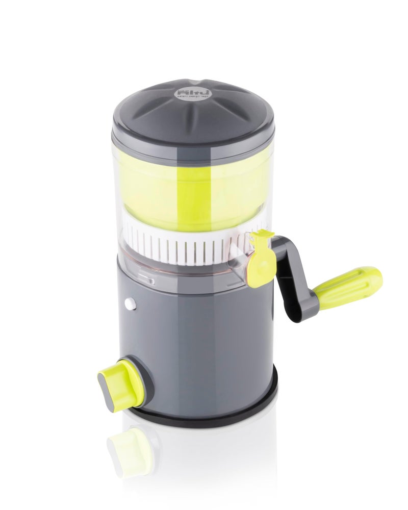 RITU Rapid Portable Compact Juicer Machine for Home | Manual Hand Juicer for Fruits & Vegetables | Handle & Vacuum Locking System | Easy to Use, Shake & Fruit Juicer for All Fruits | Durable Design - Image 4