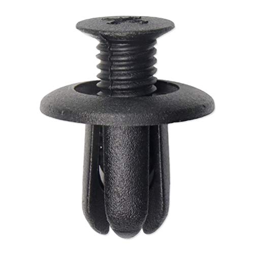 Lantee 20 Pcs Push-Type Bumper Fender Liner Retainer Clips Fasteners Rivets Replacement for Mazda B092-51-833, Replacement for Ford MB-455-56143 & W705845-S300, Replacement for Hyundai 86590-28000 - Image 1