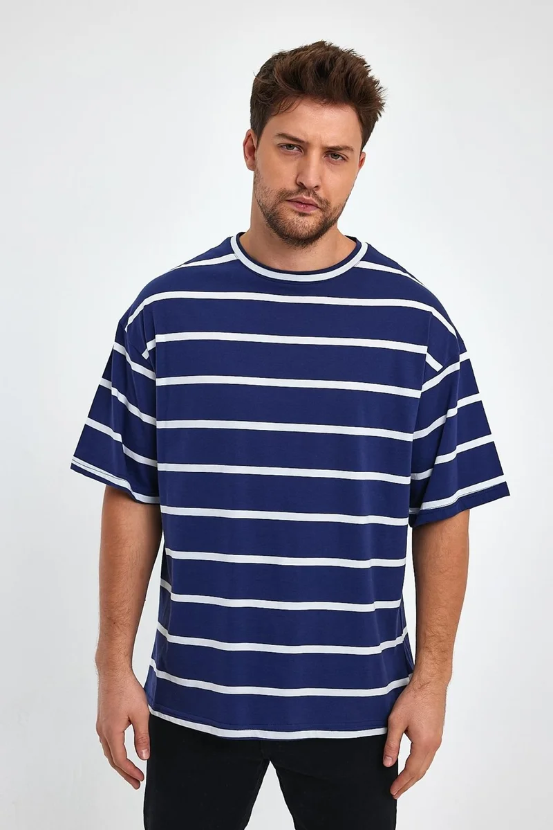 Alexander Gardi Striped Oversize T-Shirt (E23-0046)