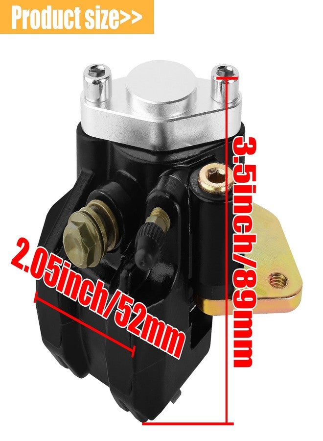 QAZAKY Rear Brake Caliper Compatible with Yamaha ATV YFM350 Warrior Wolverine Banshee YFZ350 350 Blaster YFS200 200 Raptor YFM125 YFM250 YFM660 125 250 660R Suzuki Quadsport Quadrunner LT230 230 - Image 3