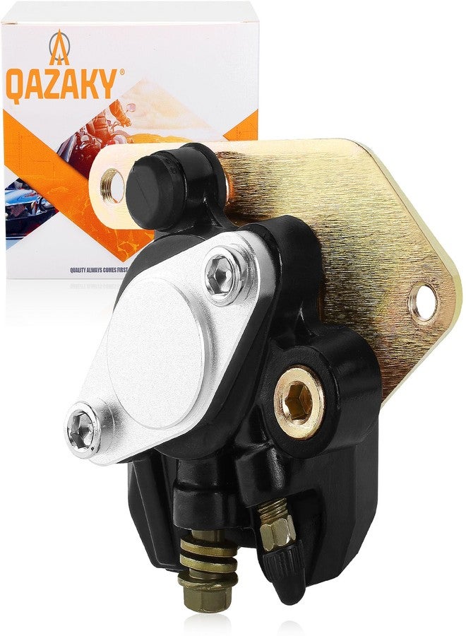 QAZAKY Rear Brake Caliper Compatible with Yamaha ATV YFM350 Warrior Wolverine Banshee YFZ350 350 Blaster YFS200 200 Raptor YFM125 YFM250 YFM660 125 250 660R Suzuki Quadsport Quadrunner LT230 230 - Image 1