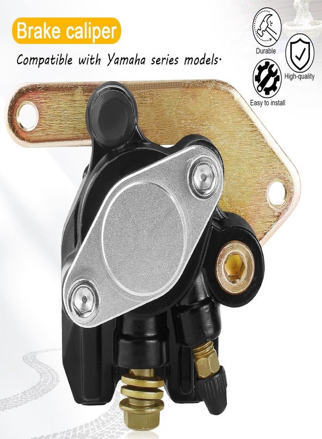 QAZAKY Rear Brake Caliper Compatible with Yamaha ATV YFM350 Warrior Wolverine Banshee YFZ350 350 Blaster YFS200 200 Raptor YFM125 YFM250 YFM660 125 250 660R Suzuki Quadsport Quadrunner LT230 230 - Image 4