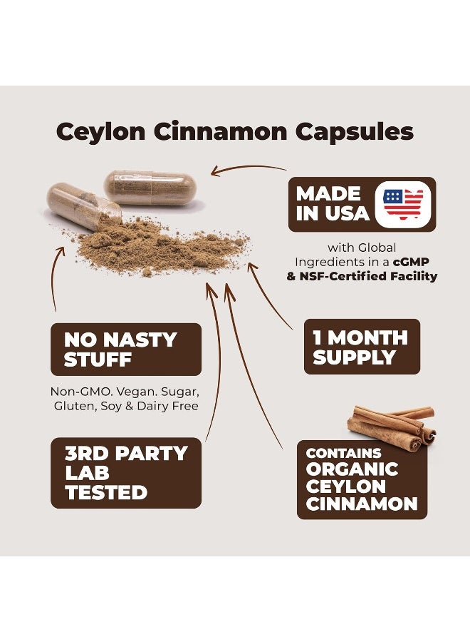Vimerson Health True Ceylon Cinnamon Supplement, 60 Capsules - Image 4