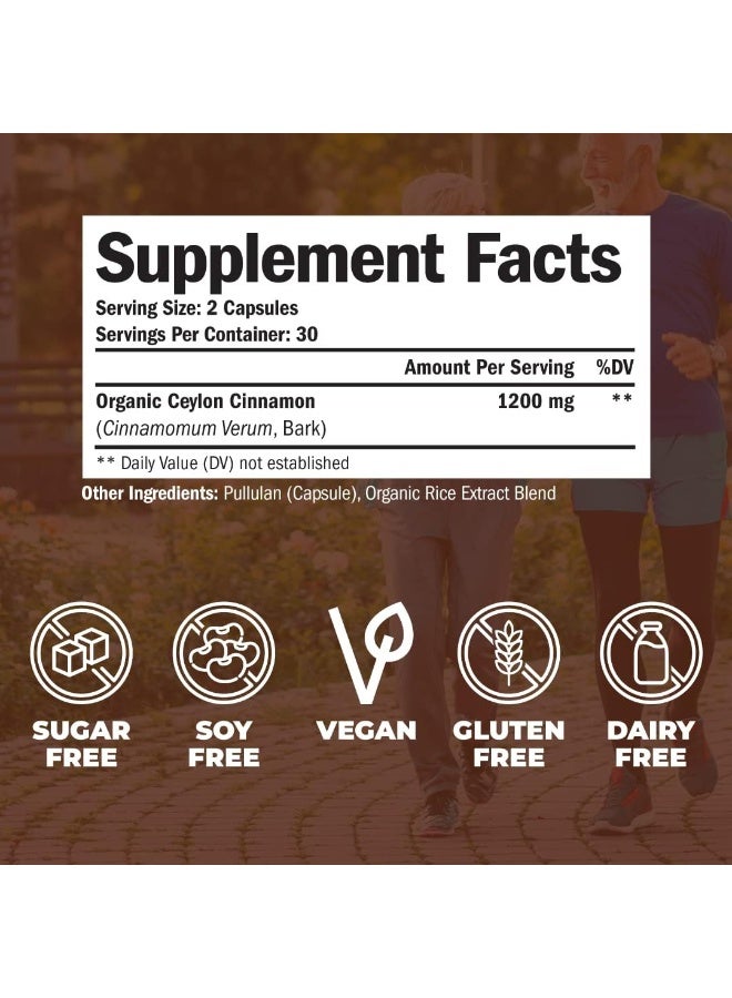 Vimerson Health True Ceylon Cinnamon Supplement, 60 Capsules - Image 3