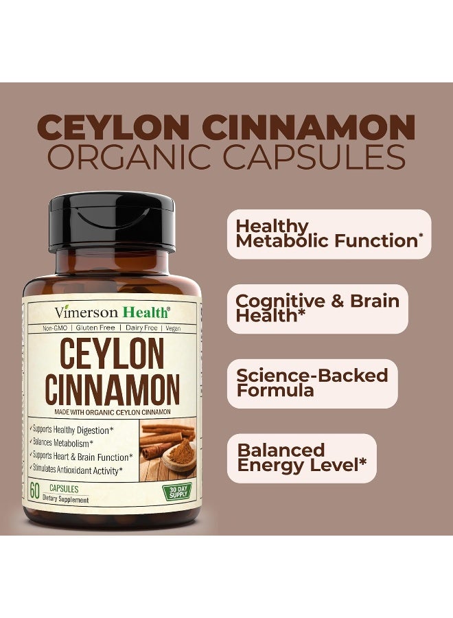 Vimerson Health True Ceylon Cinnamon Supplement, 60 Capsules - Image 5